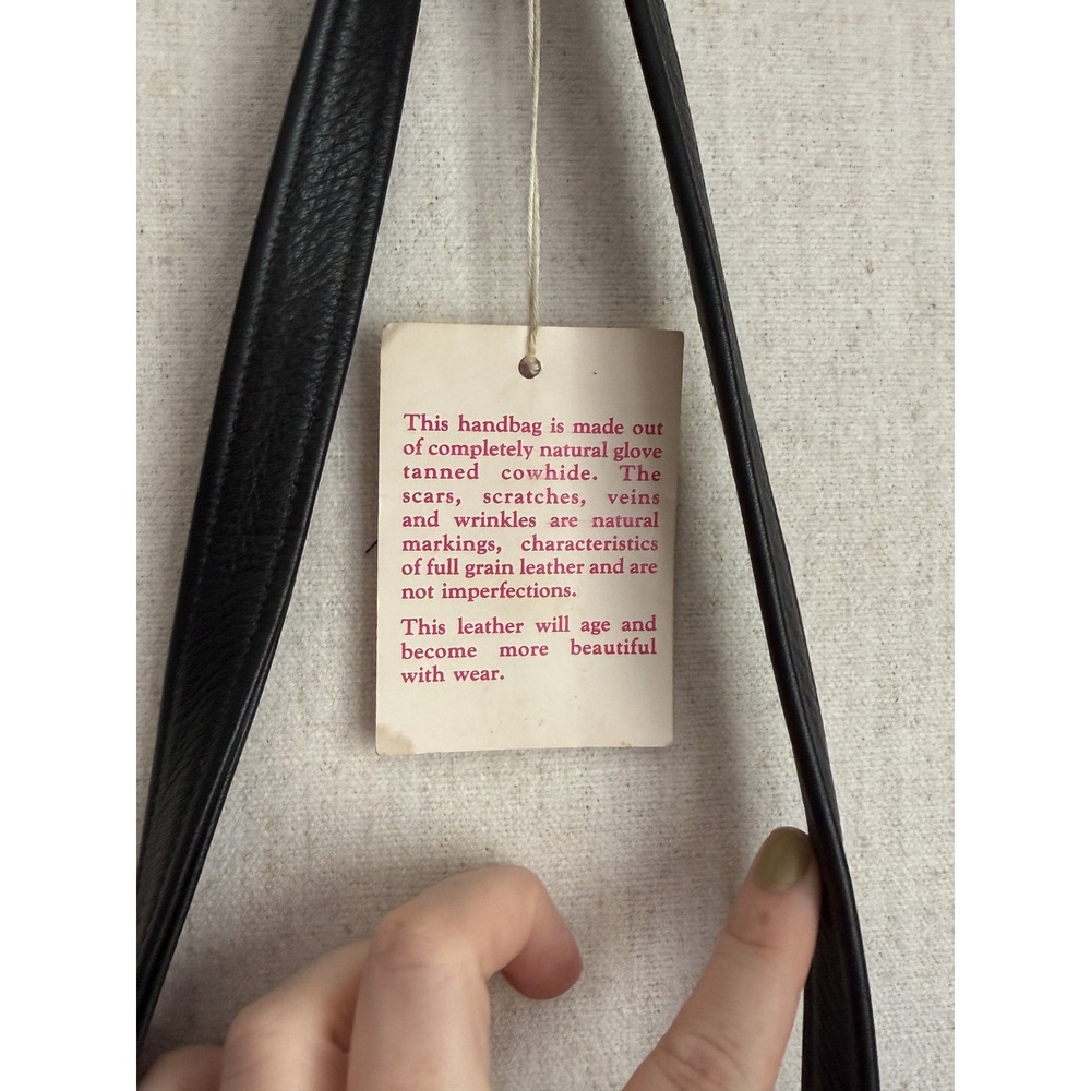 Vintage Bags by Pinky Snakeskin Crossbody Bag Small Black Multi Leather Gold - Picture 8 of 8